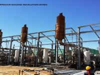 Libya (Agoco) Arabian Gas Oil Company Gaz Kompresör Binası