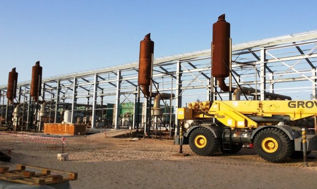 Libya (Agoco) Arabian Gas Oil Company Gaz Kompresör Binası