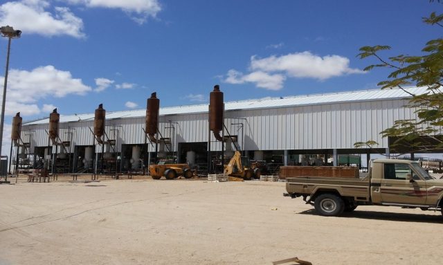 Libya (Agoco) Arabian Gas Oil Company Gaz Kompresör Binası