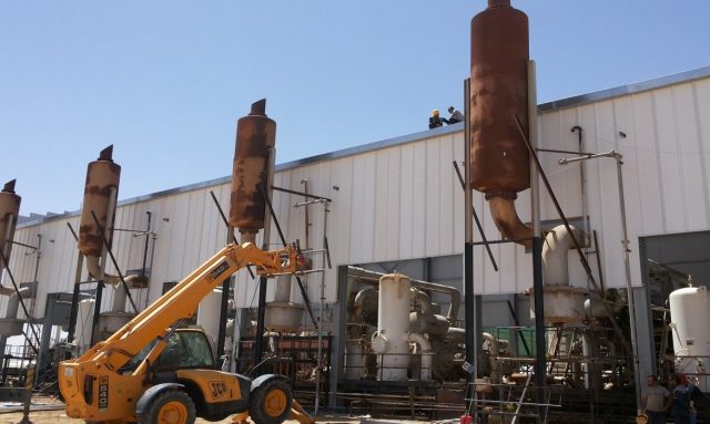 Libya (Agoco) Arabian Gas Oil Company Gaz Kompresör Binası