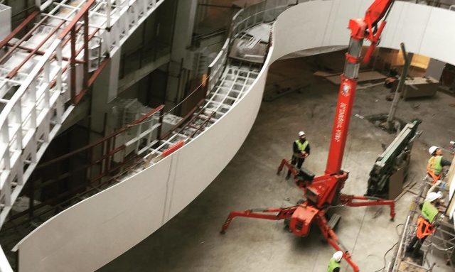 Trendyol Maslak Spine Tower Ofis Yaşam Merkezi Yerleşim Alanı Çelik İşleri Yapımı